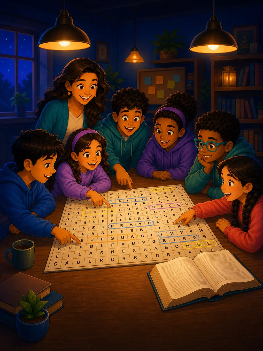 Bible Word Search game preview