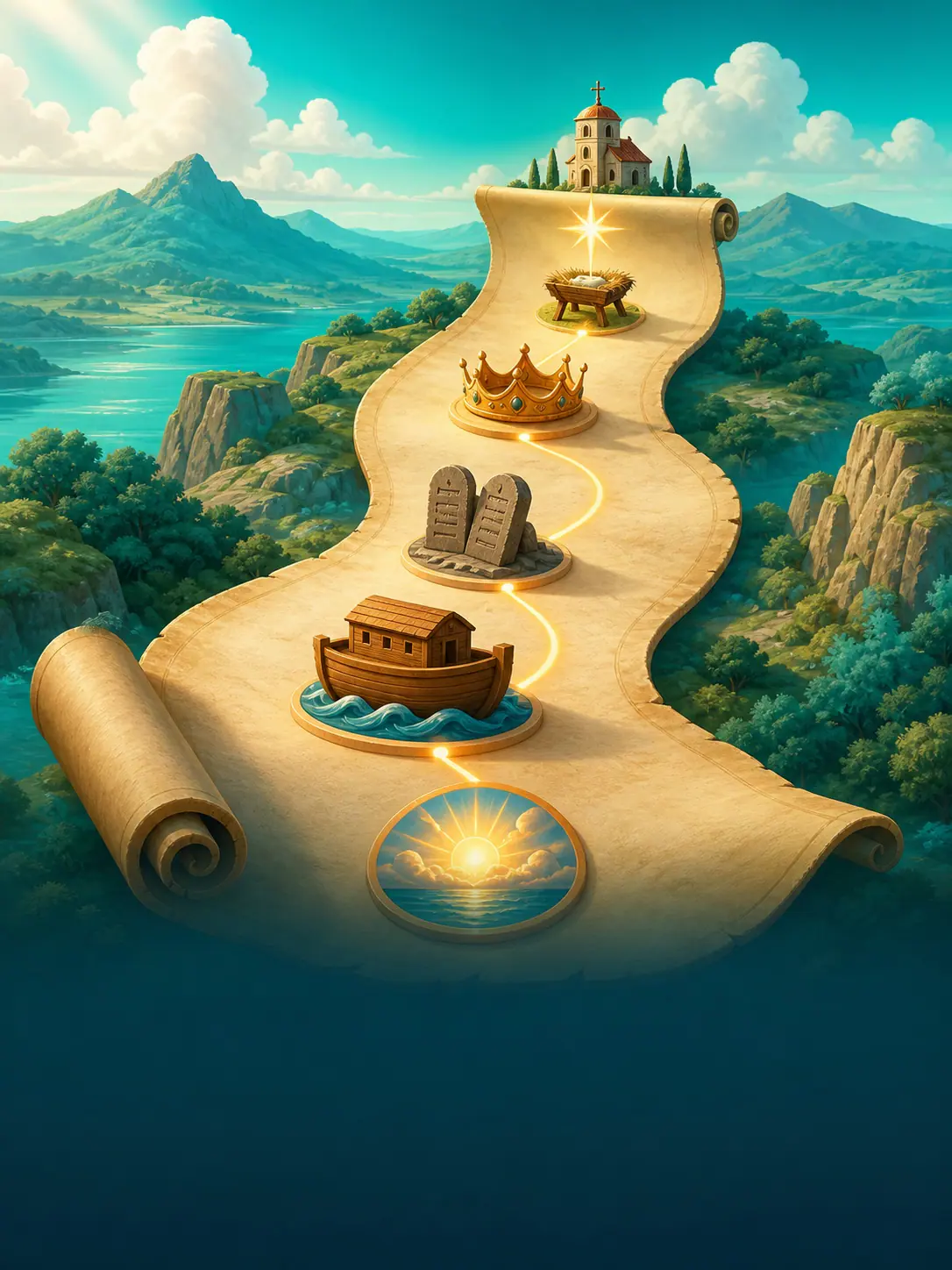 Bible Timeline game preview