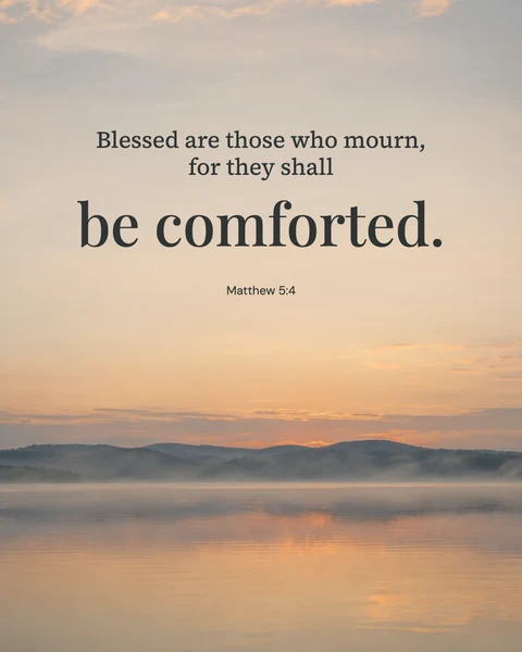 Matthew 5:4 wallpaper — They shall be comforted