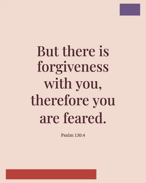 Psalm 130:4 wallpaper — Forgiveness and reverence